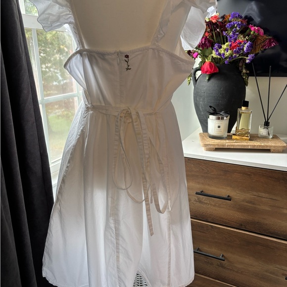 French Connection White Ruffle Dress - Picture 6 of 8
